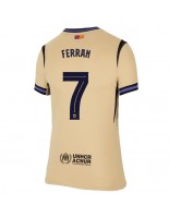 Barcelona Ferran Torres #7 Bortedrakt Dame 2025-26 Korte ermer